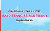 Giải bài 2 trang 53 Toán 6 Tập 1 SGK Chân trời sáng tạo